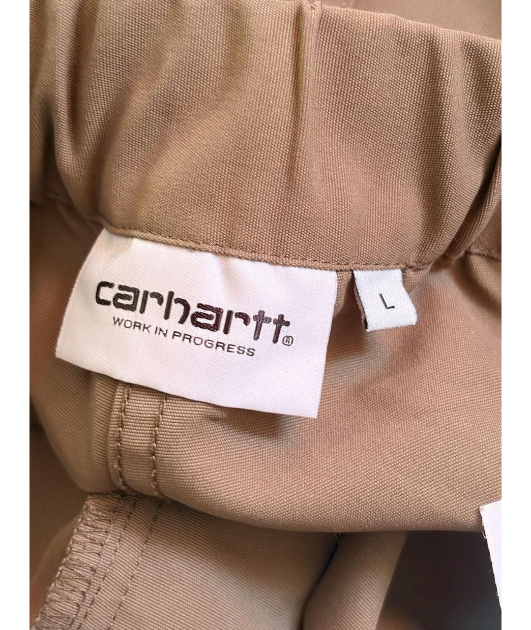 CARHARTT WIP Хаки полиэстеровые повседневные брюки, фото 5