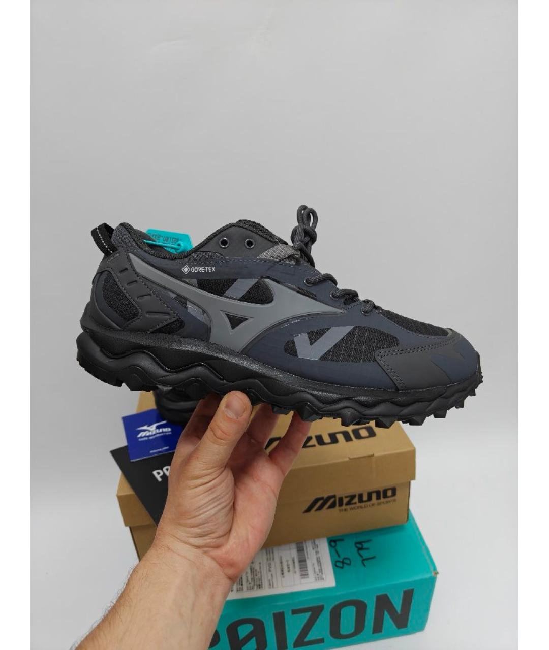 MIZUNO Черные низкие кроссовки / кеды, фото 9