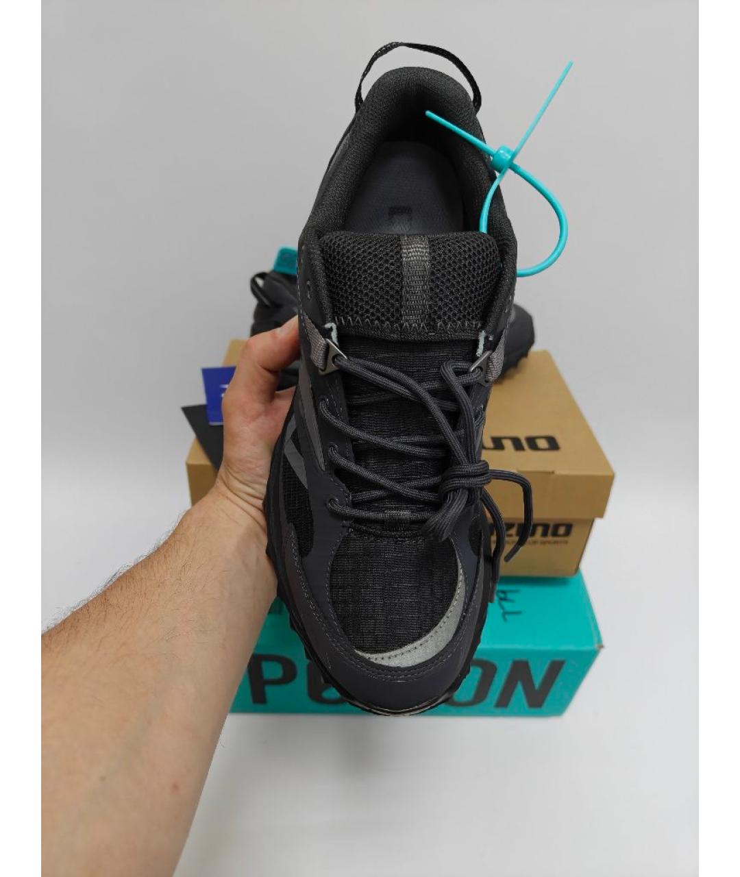 MIZUNO Черные низкие кроссовки / кеды, фото 3