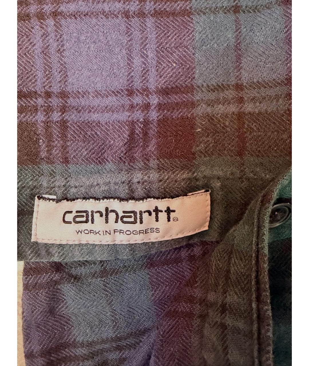 CARHARTT WIP Зеленая хлопковая кэжуал рубашка, фото 4