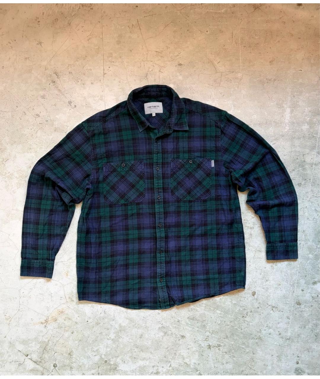 CARHARTT WIP Зеленая хлопковая кэжуал рубашка, фото 2