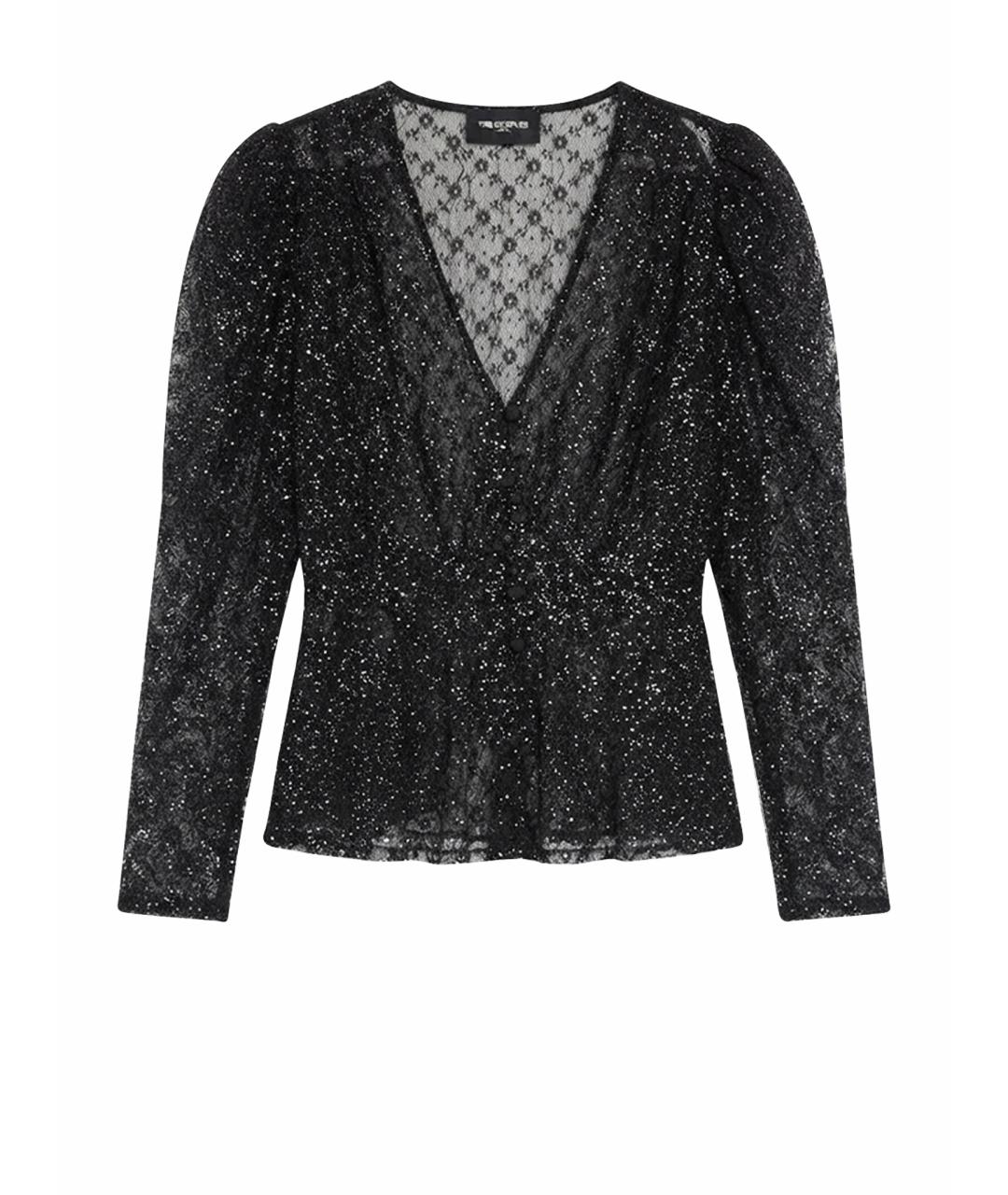THE KOOPLES Черная кружевная блузы, фото 1