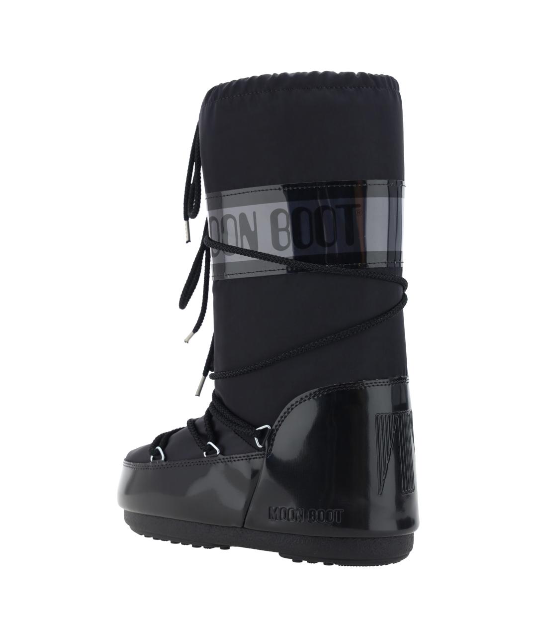MOON BOOT Черные текстильные сапоги, фото 3