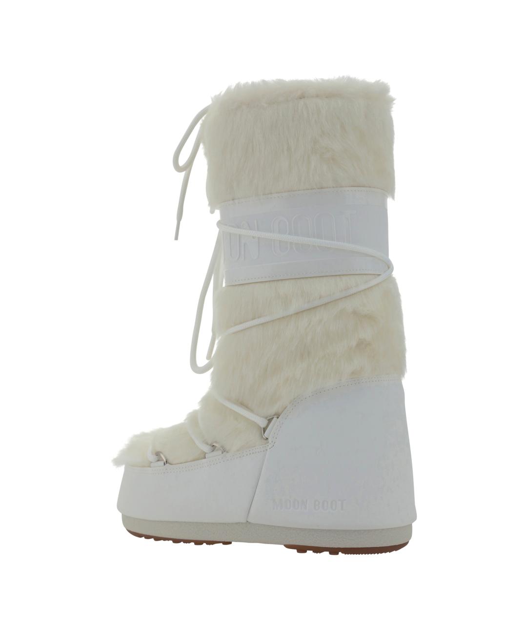 MOON BOOT Белые синтетические сапоги, фото 3