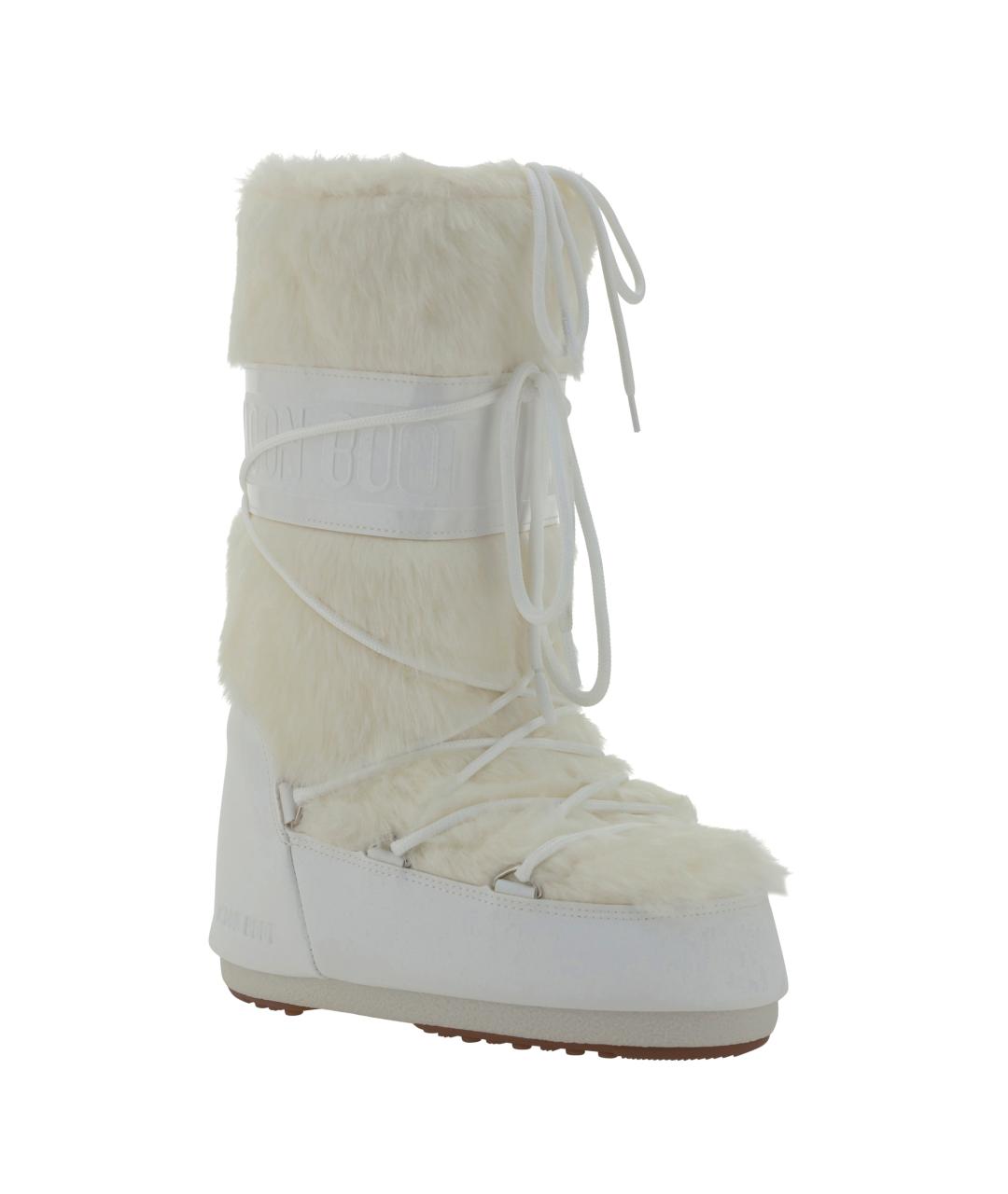 MOON BOOT Белые синтетические сапоги, фото 2