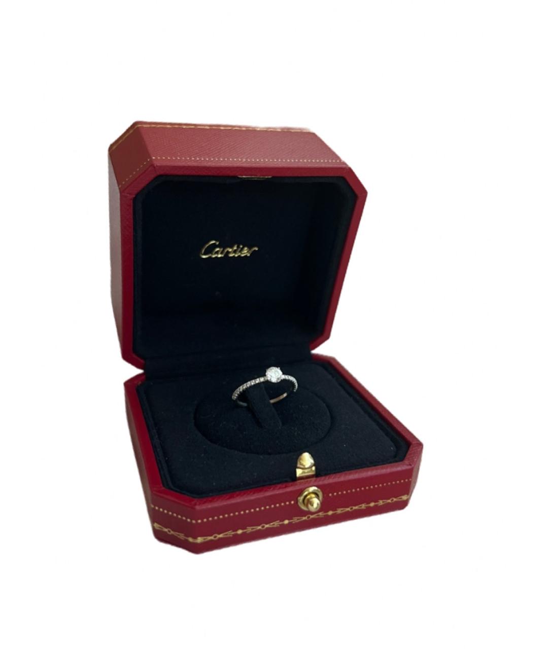 CARTIER Серебряное платиновое кольцо, фото 2