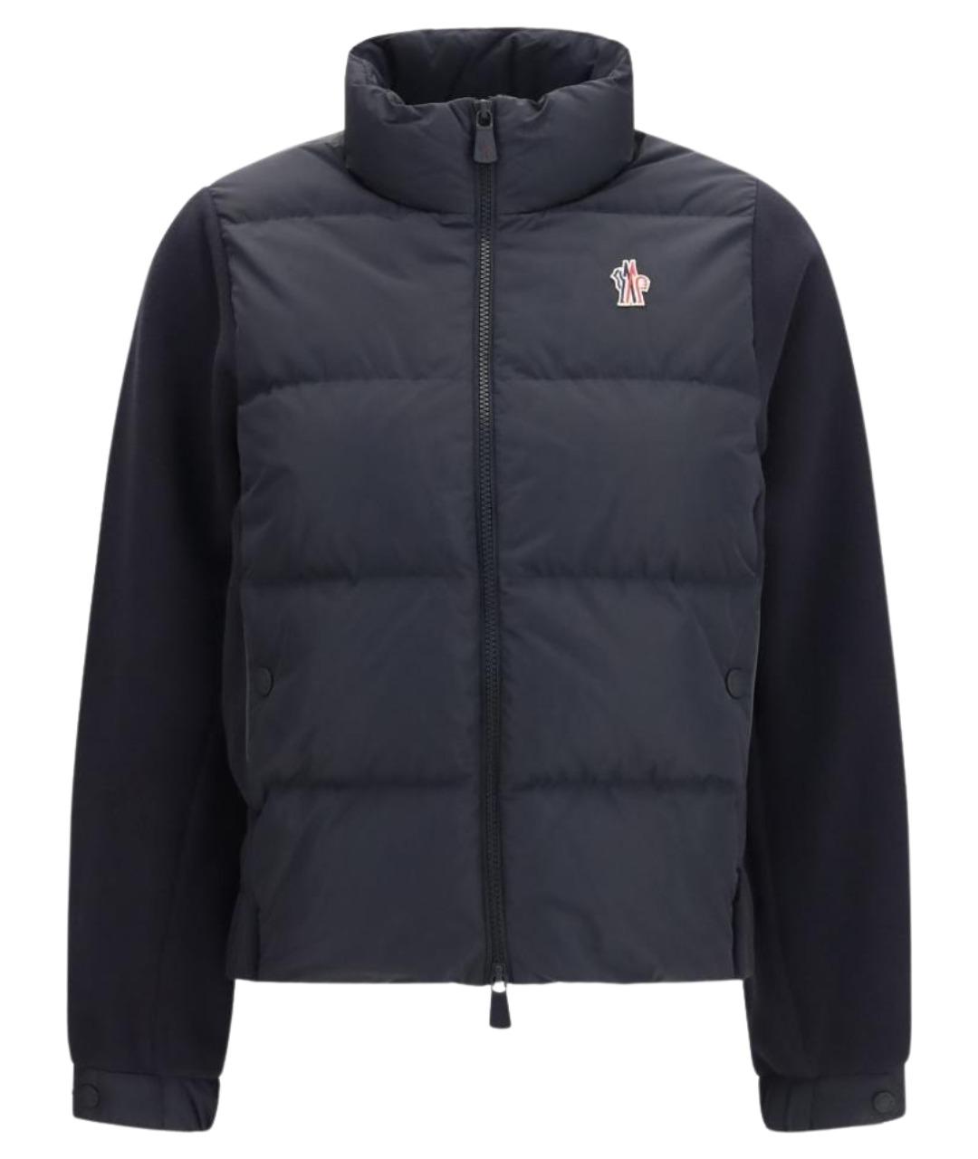 MONCLER GRENOBLE Черный полиэстеровый кардиган, фото 1