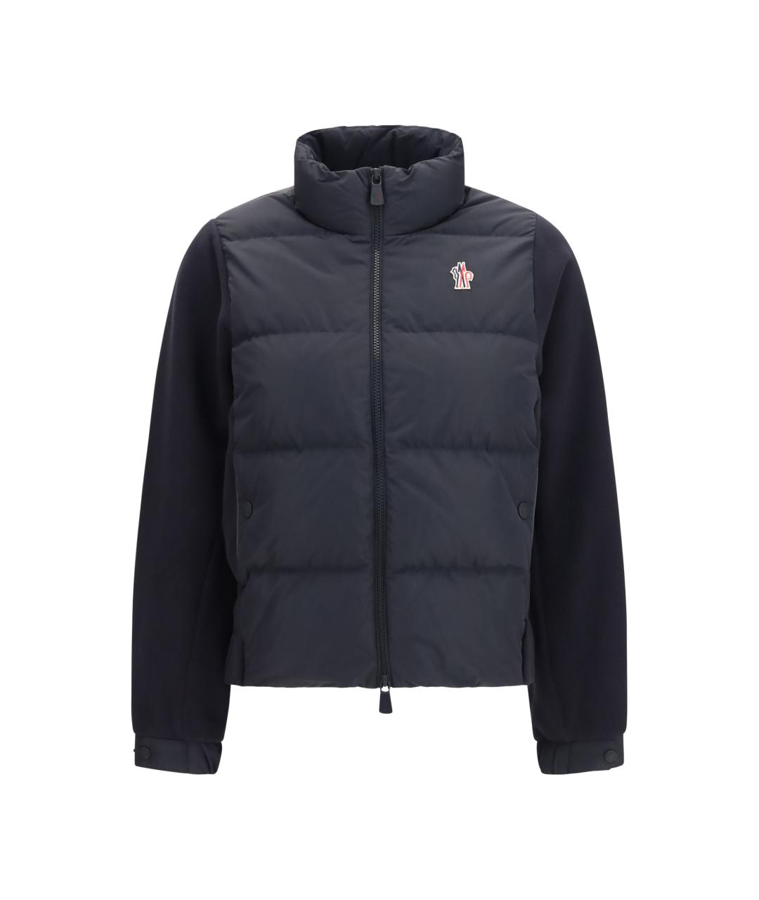 MONCLER GRENOBLE Черный полиэстеровый кардиган, фото 4