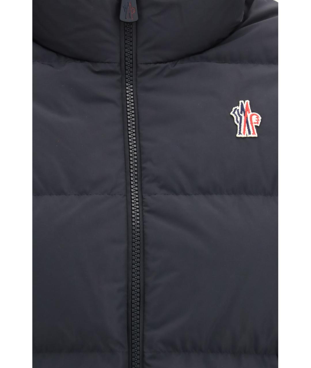 MONCLER GRENOBLE Черный полиэстеровый кардиган, фото 3