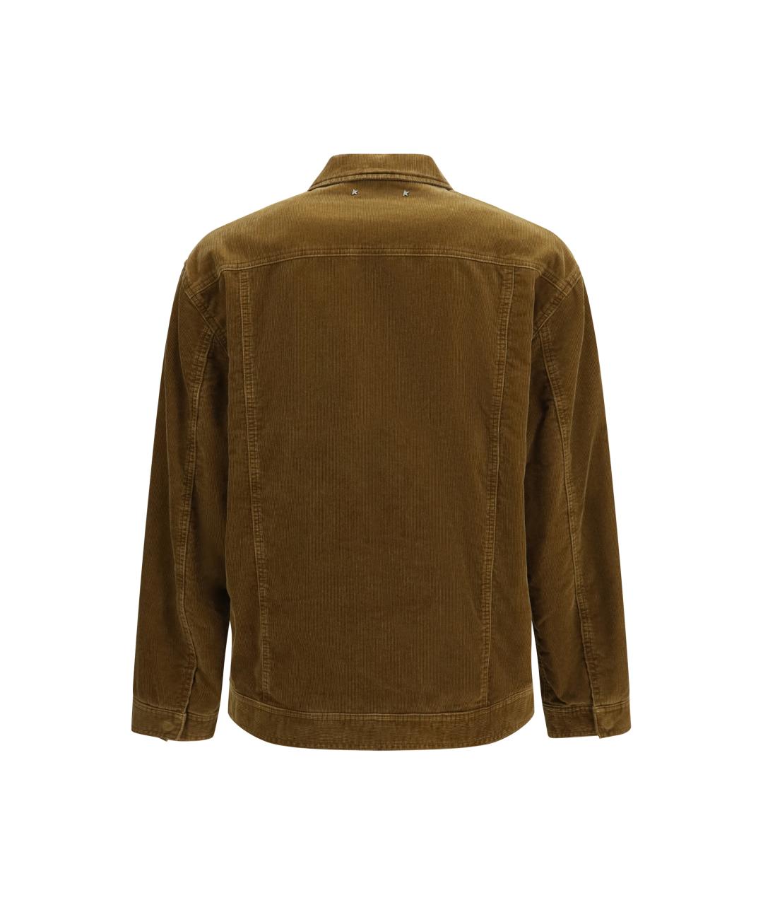 GOLDEN GOOSE Коричневая хлопковая куртка, фото 2