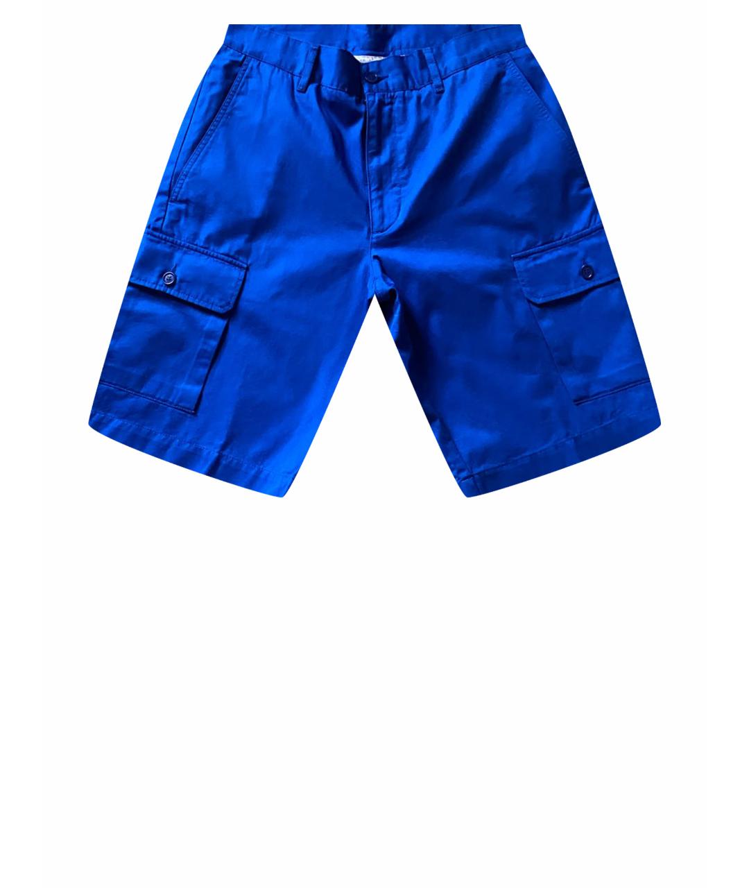 PAUL & SHARK Синие хлопковые шорты, фото 1