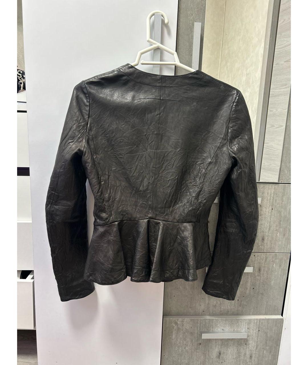 GIVENCHY Черная кожаная куртка, фото 2