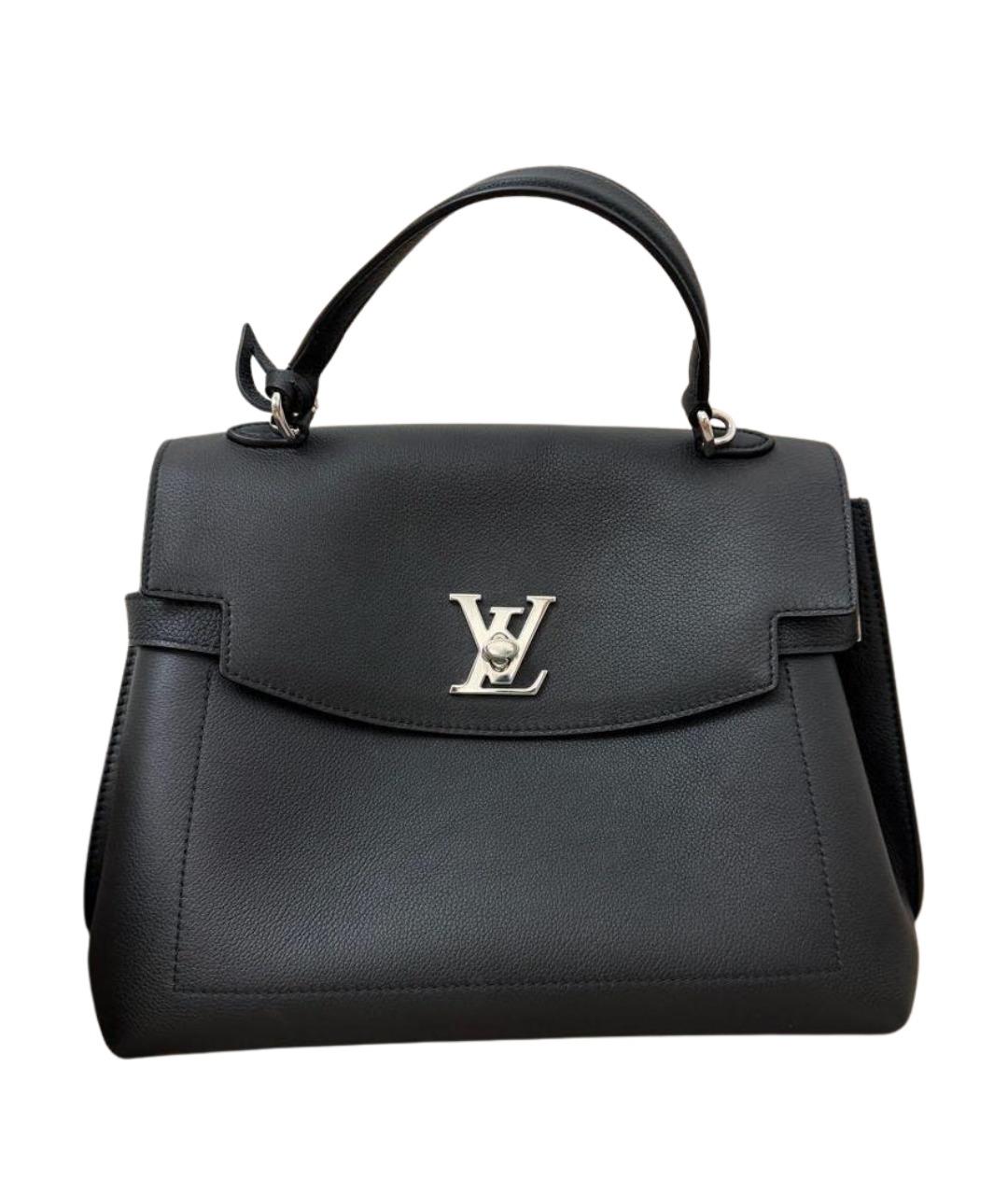 LOUIS VUITTON Черная кожаная сумка через плечо, фото 1