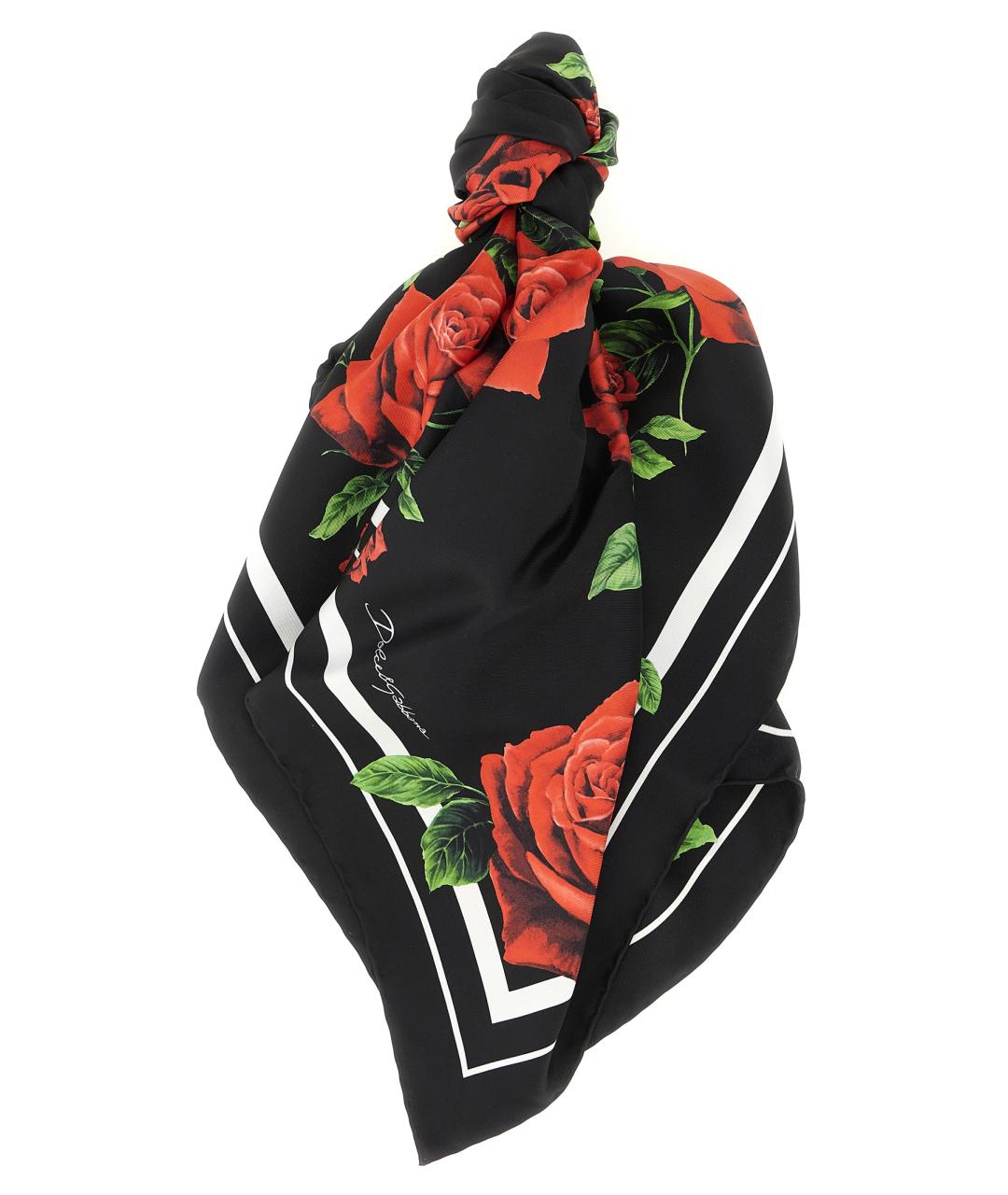 DOLCE&GABBANA Мульти шелковый платок, фото 1