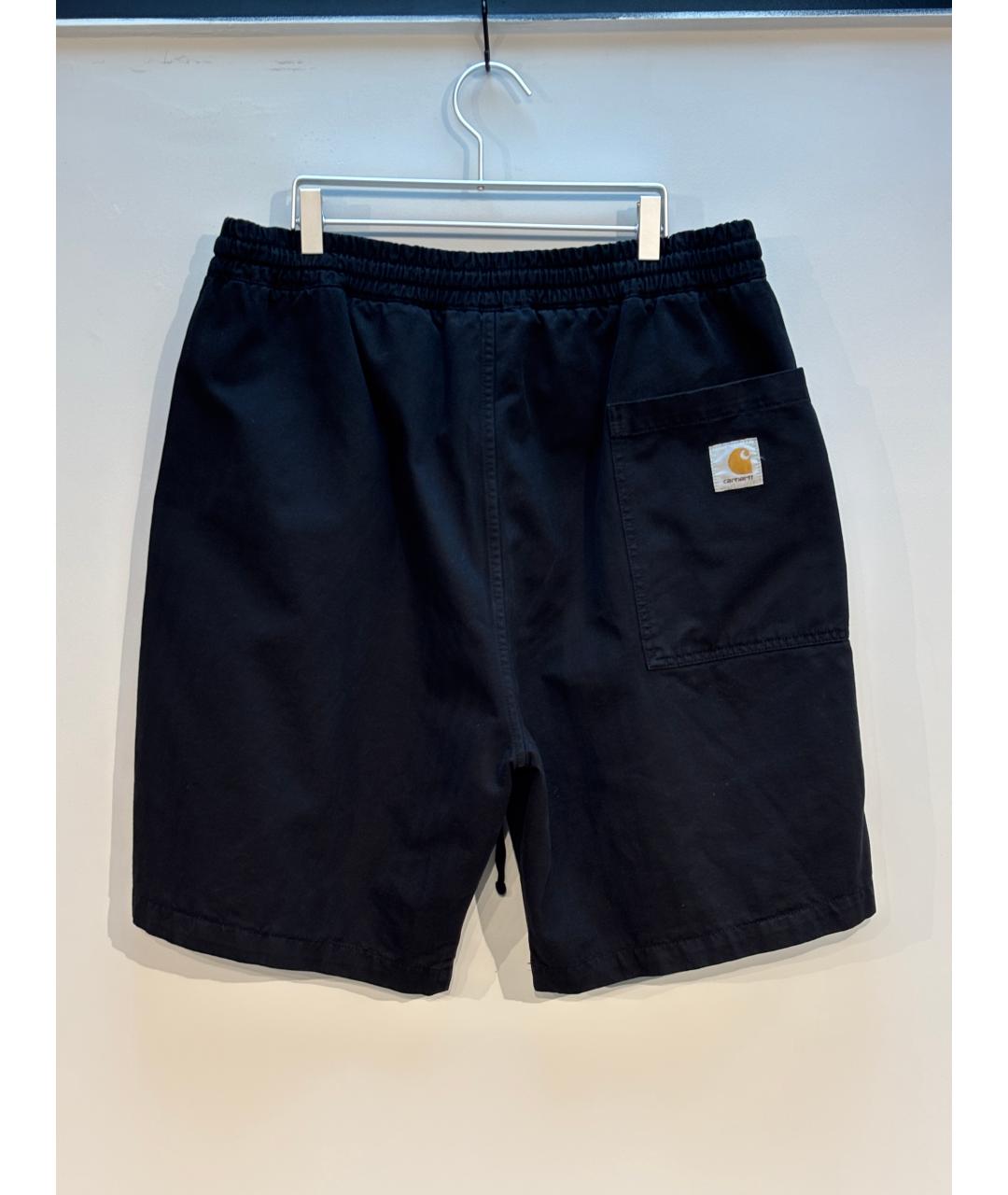 CARHARTT WIP Черные хлопковые шорты, фото 5