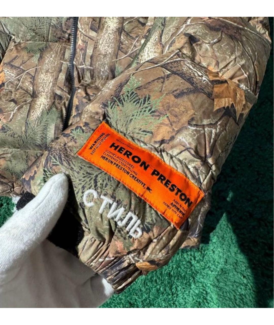 HERON PRESTON Коричневый пуховик, фото 3