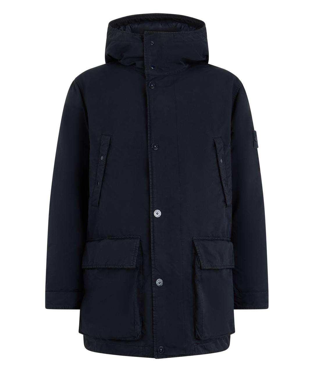 STONE ISLAND Синяя полиамидовая парка, фото 1