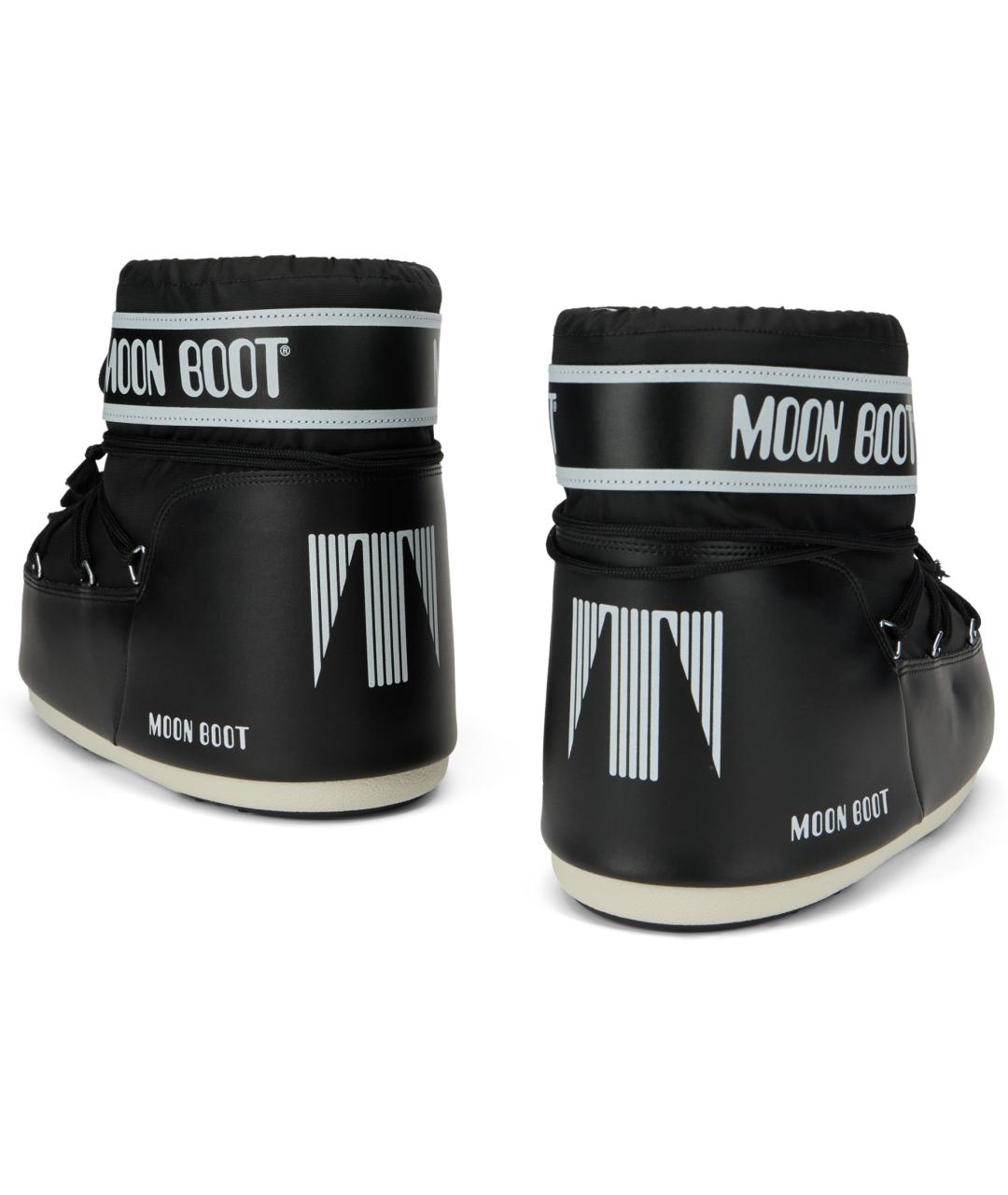 MOON BOOT Черные синтетические высокие ботинки, фото 3