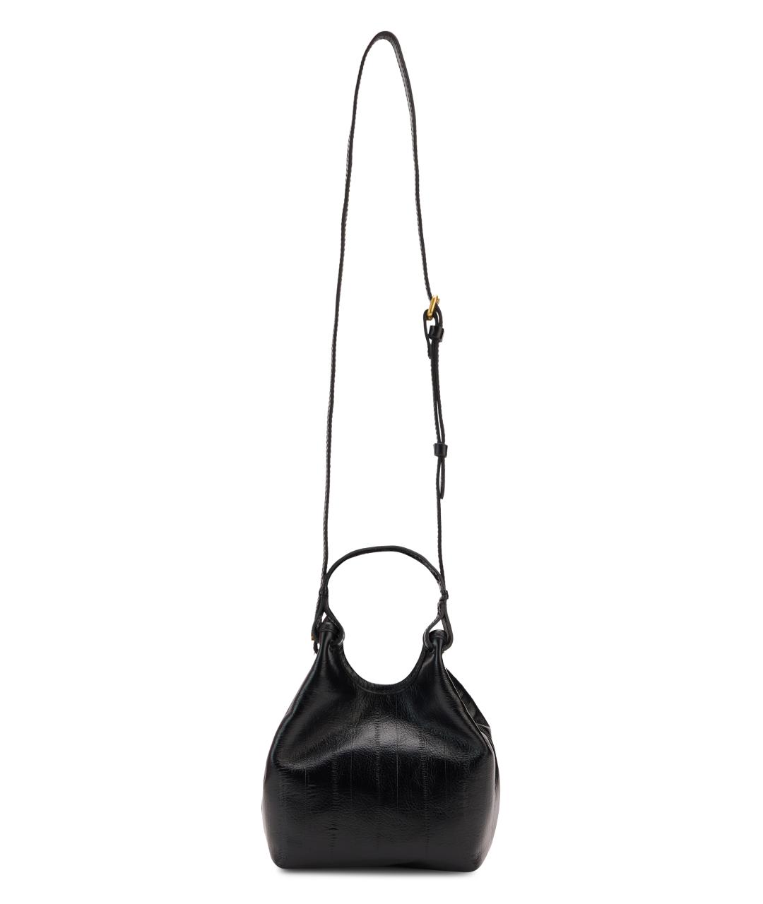 Gianni Chiarini Черная кожаная сумка с короткими ручками, фото 3