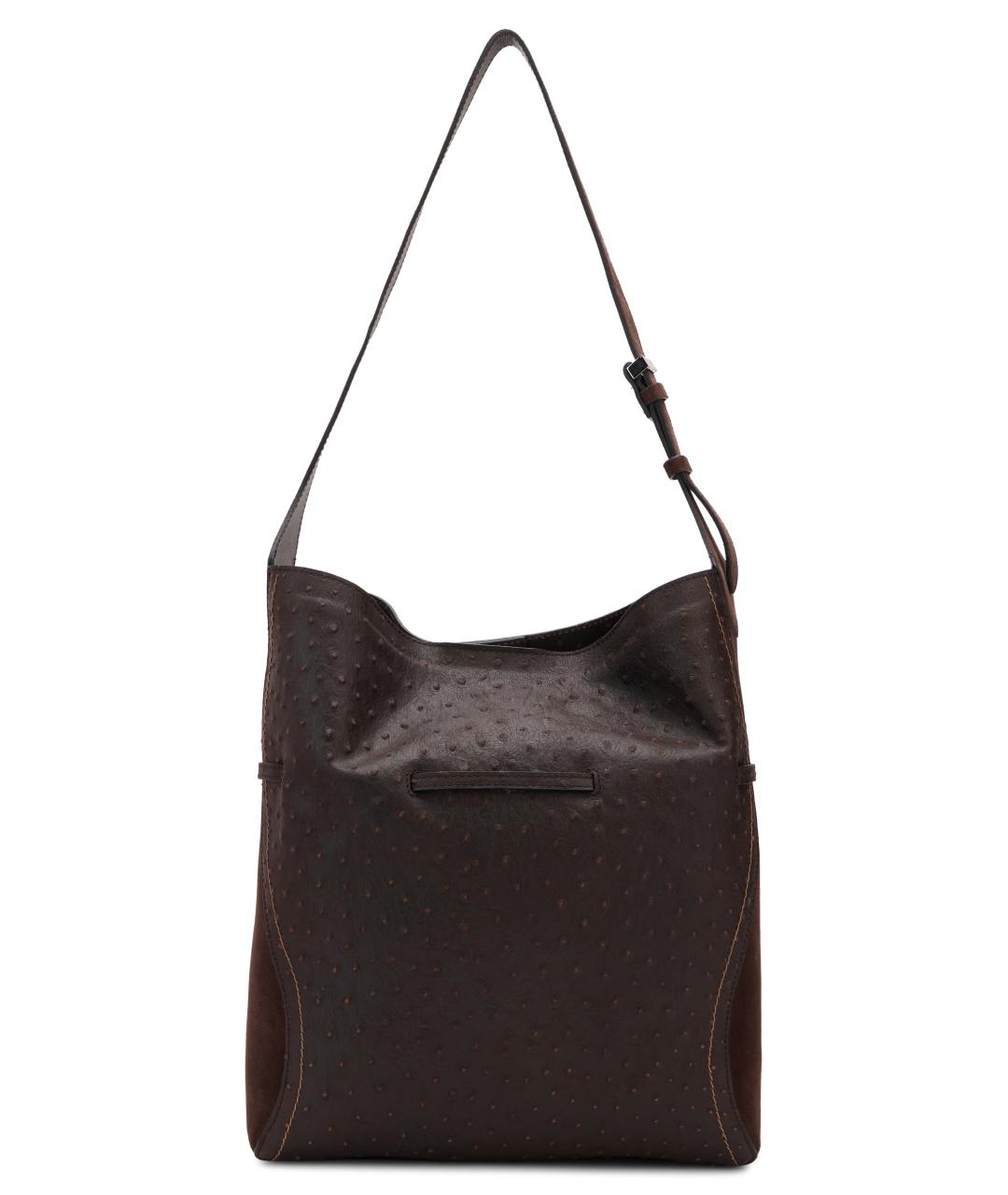 Gianni Chiarini Коричневая кожаная сумка через плечо, фото 3