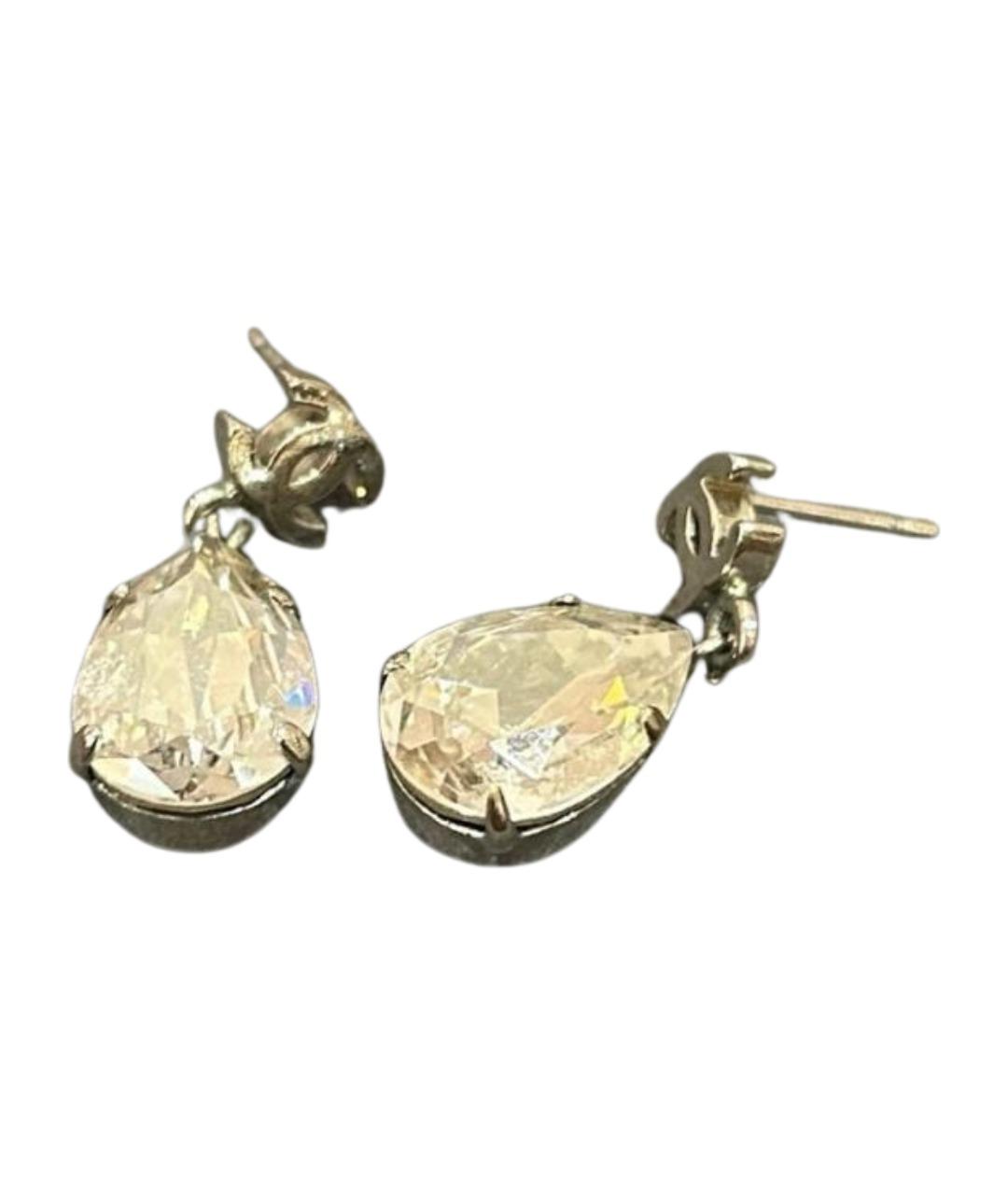 CHANEL Серебряные серьги, фото 1