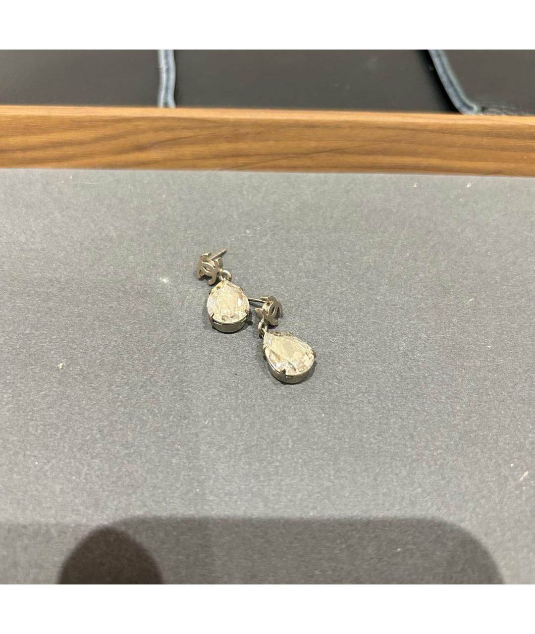 CHANEL Серебряные серьги, фото 4