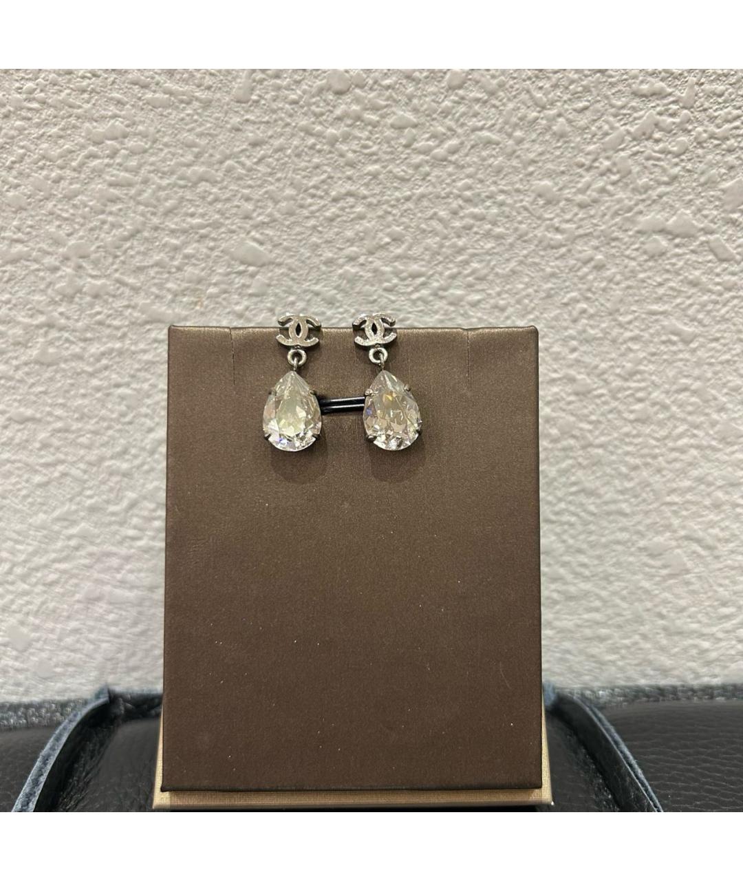 CHANEL Серебряные серьги, фото 2
