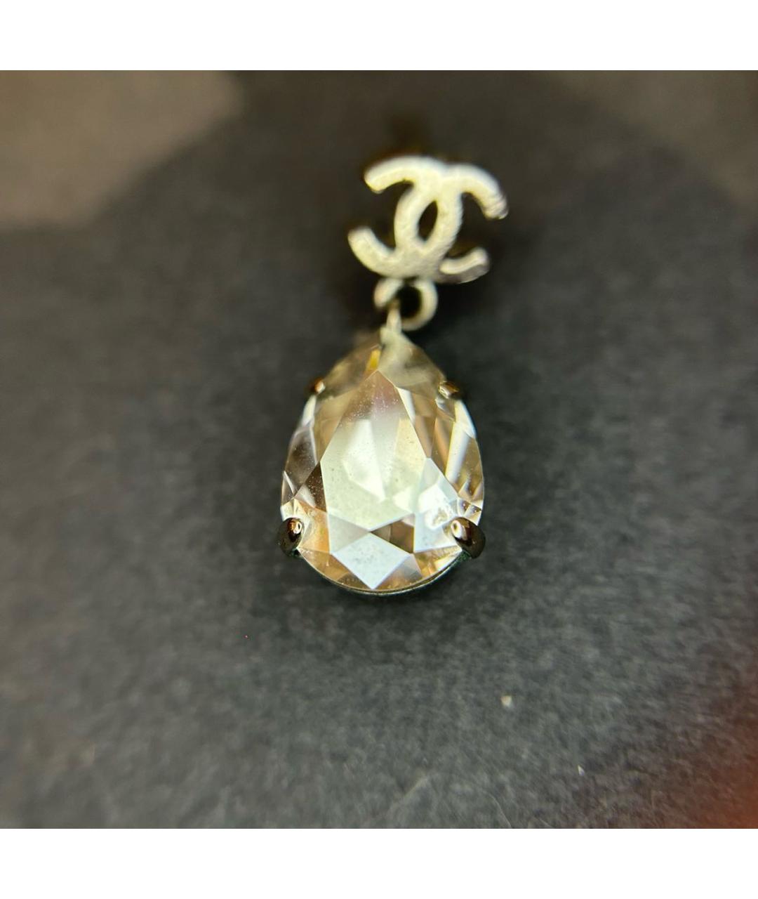 CHANEL Серебряные серьги, фото 5