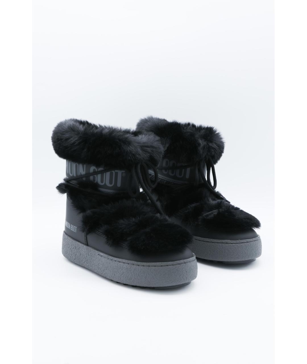 MOON BOOT Черные сапоги, фото 2