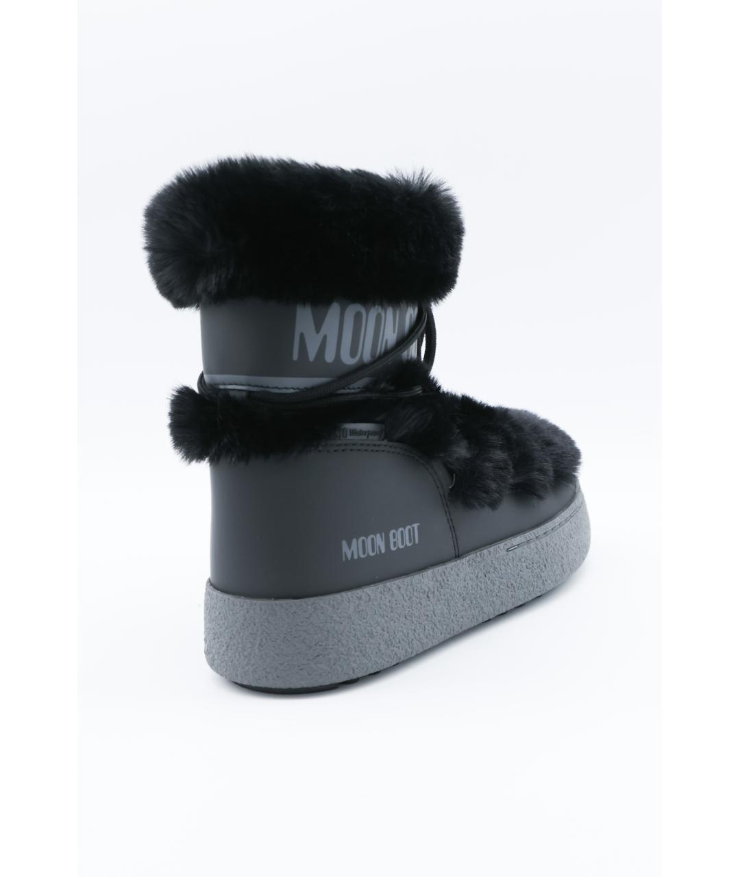 MOON BOOT Черные сапоги, фото 3