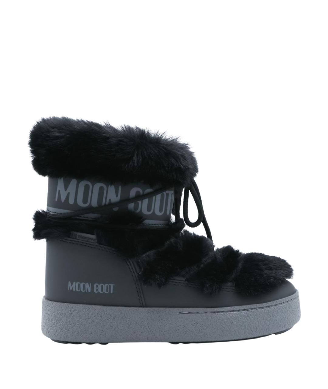 MOON BOOT Черные сапоги, фото 1