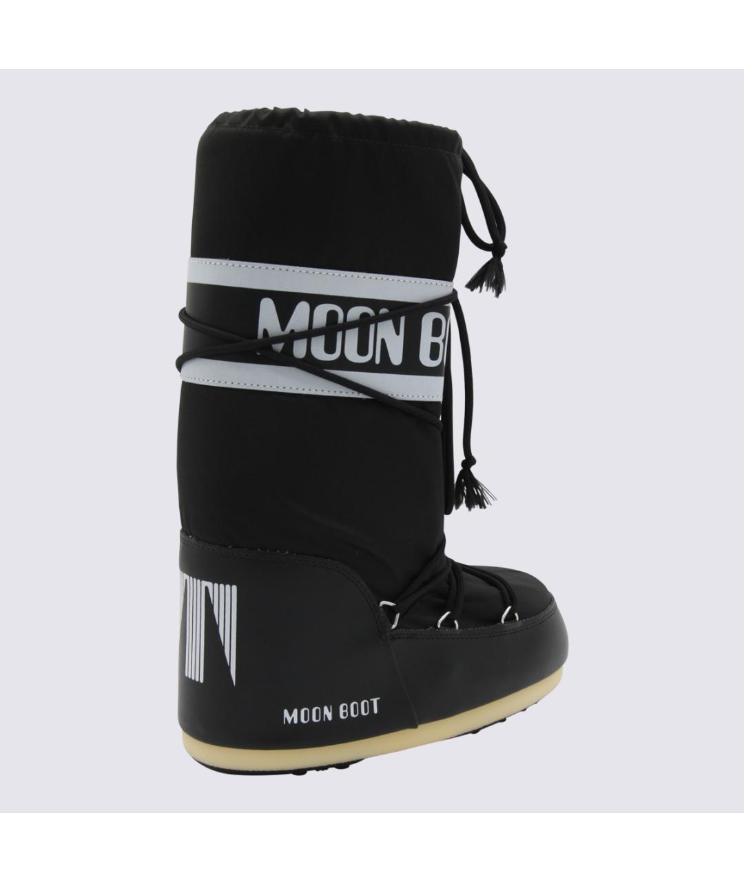 MOON BOOT Черные текстильные сапоги, фото 3