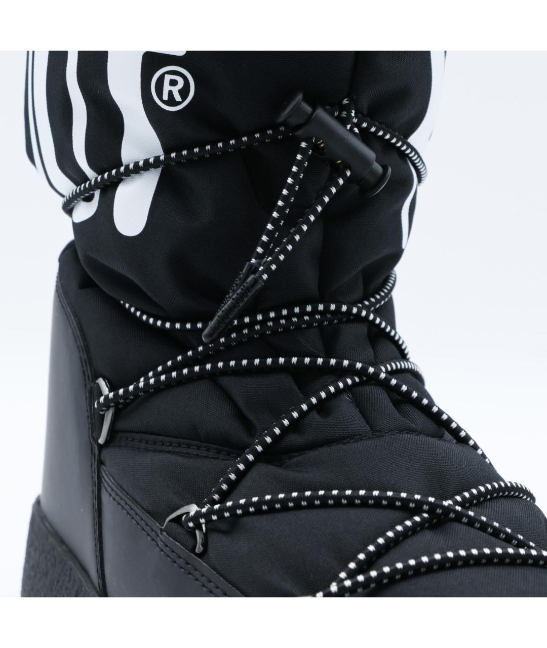 MOON BOOT Черные текстильные высокие ботинки, фото 4
