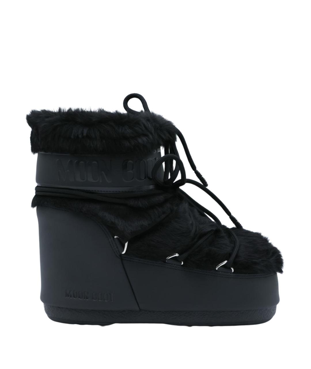 MOON BOOT Черные сапоги, фото 1