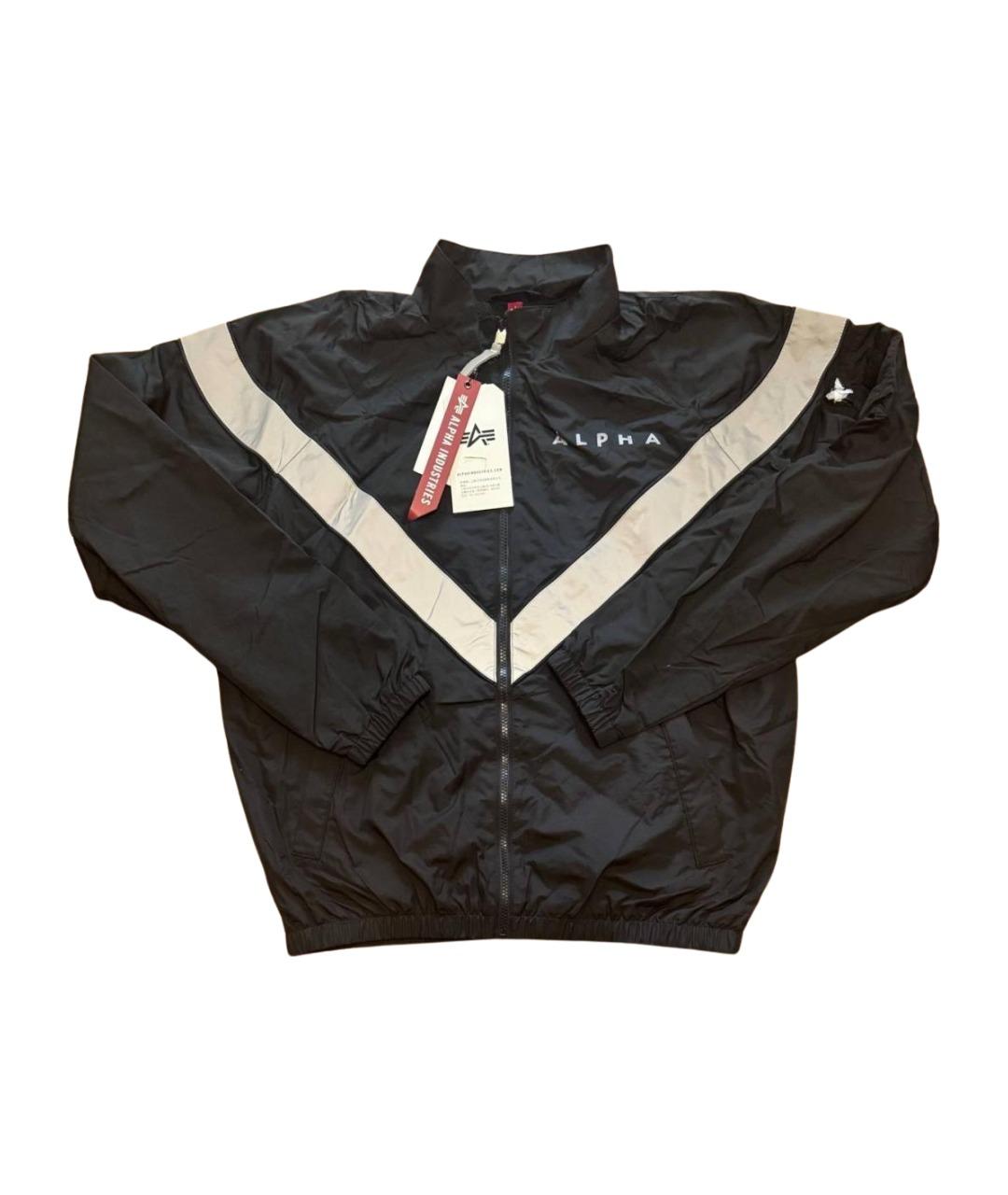 ALPHA INDUSTRIES Черная нейлоновая спортивная куртка, фото 1