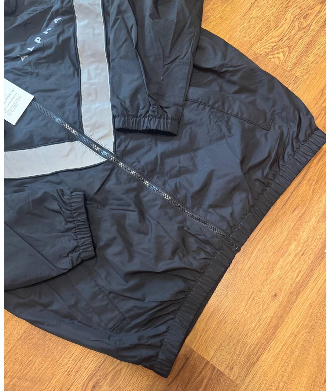 ALPHA INDUSTRIES Черная нейлоновая спортивная куртка, фото 3