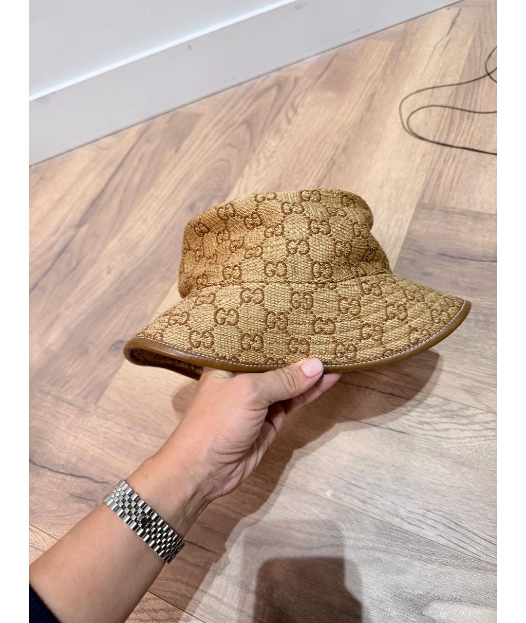 GUCCI Бежевая панама, фото 2