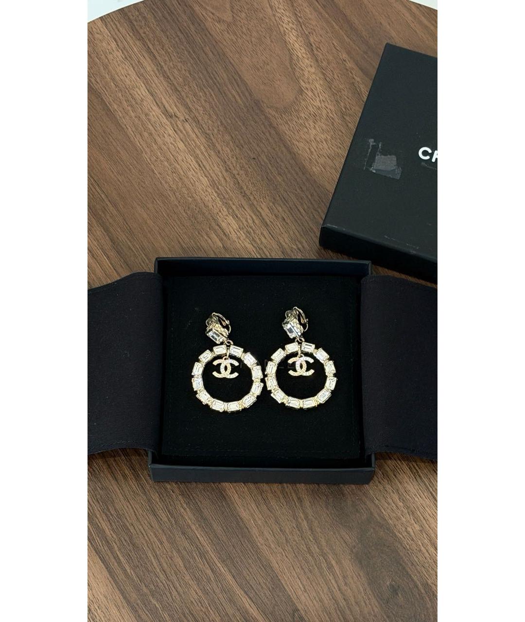 CHANEL Серебряные серьги, фото 3