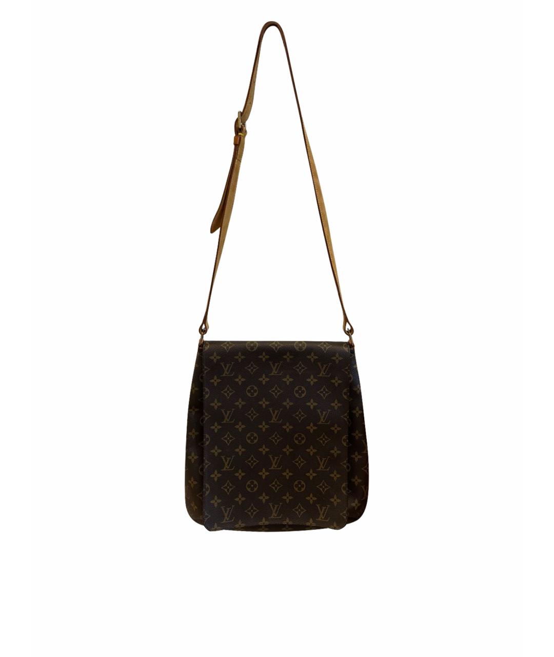 LOUIS VUITTON Коричневая сумка через плечо из канвы, фото 1