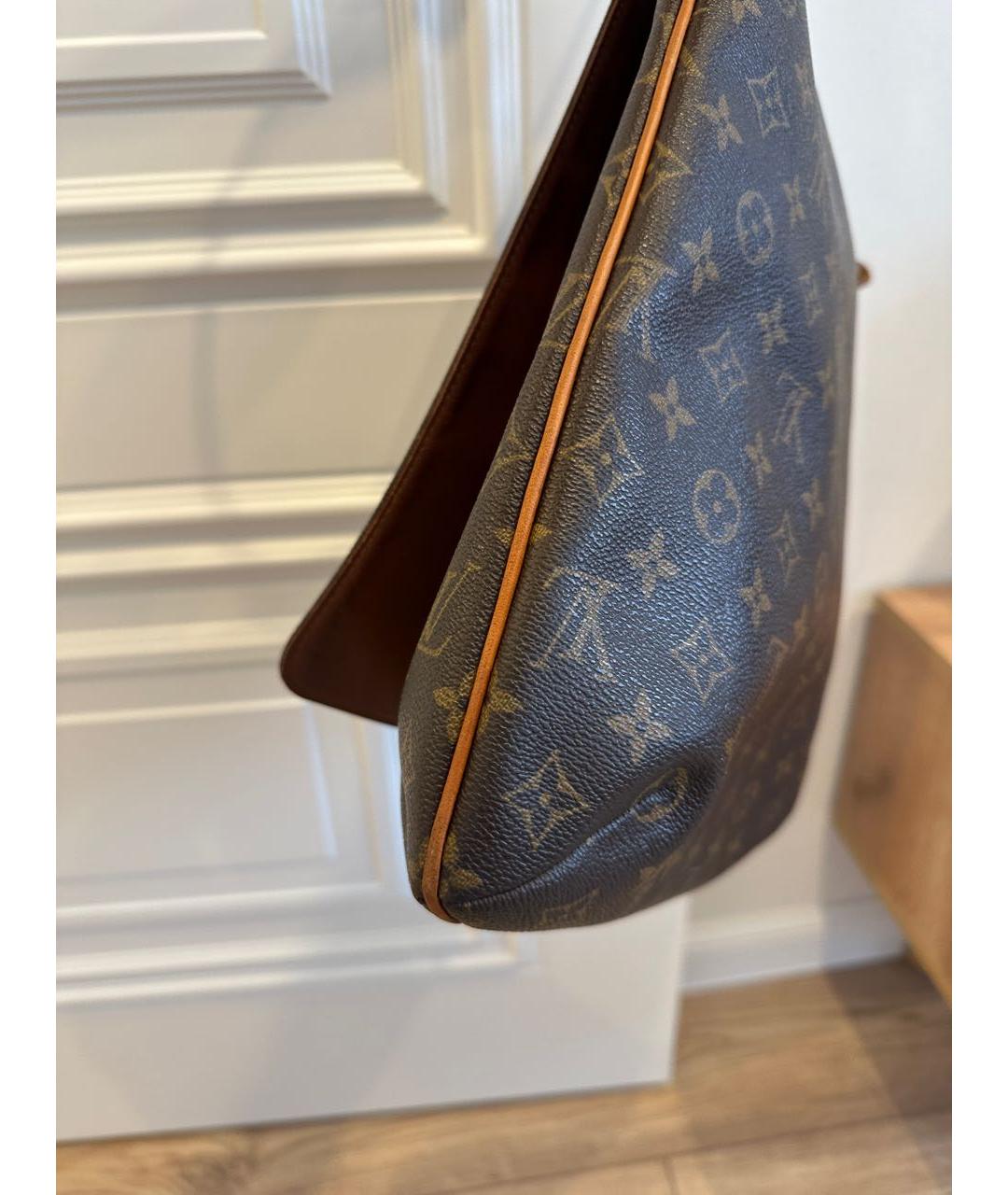 LOUIS VUITTON Коричневая сумка через плечо из канвы, фото 5