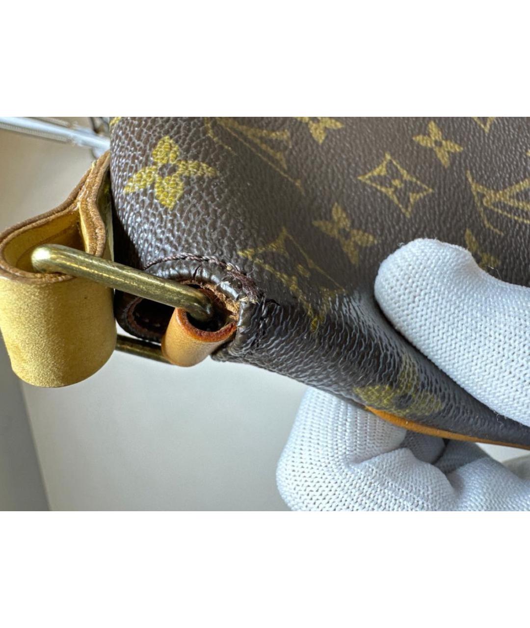 LOUIS VUITTON Коричневая сумка через плечо из канвы, фото 8