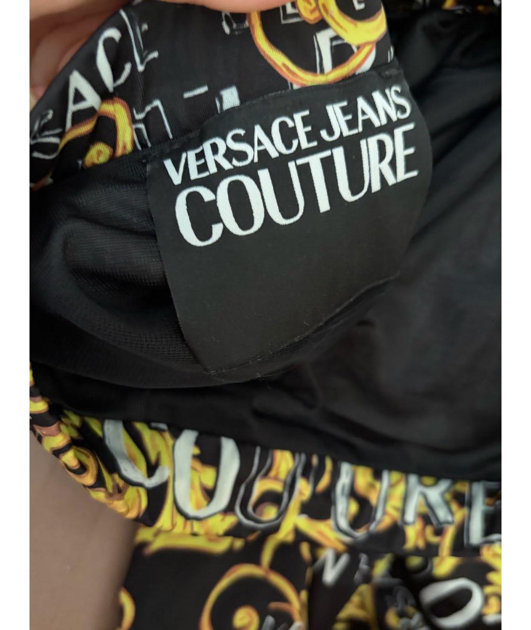 VERSACE JEANS COUTURE Черная юбка миди, фото 3