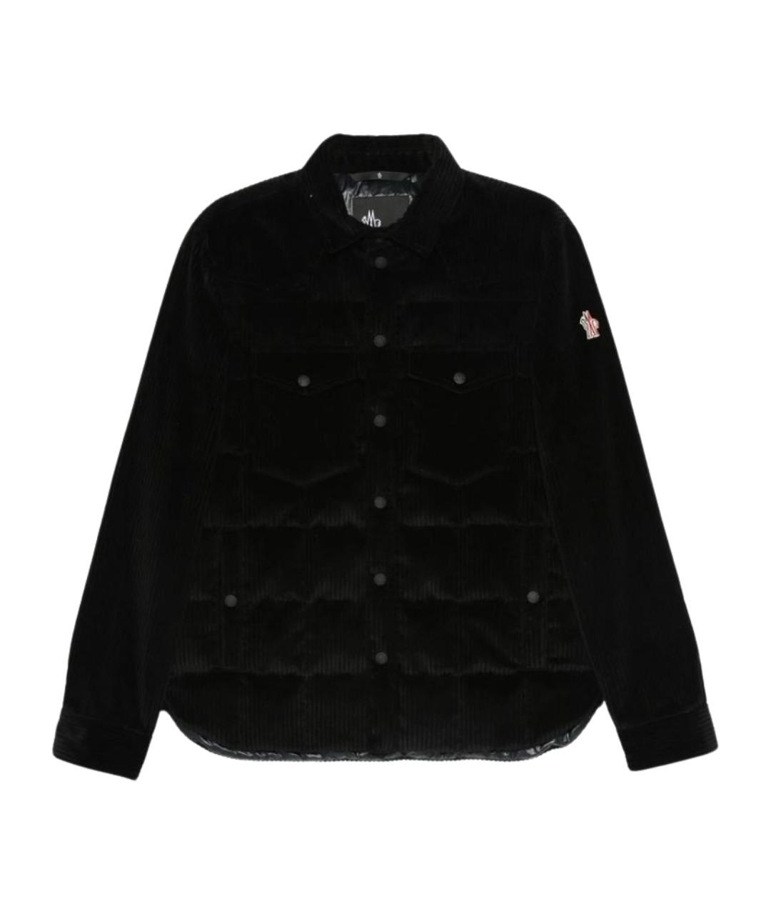 MONCLER GRENOBLE Черная полиэстеровая куртка, фото 1