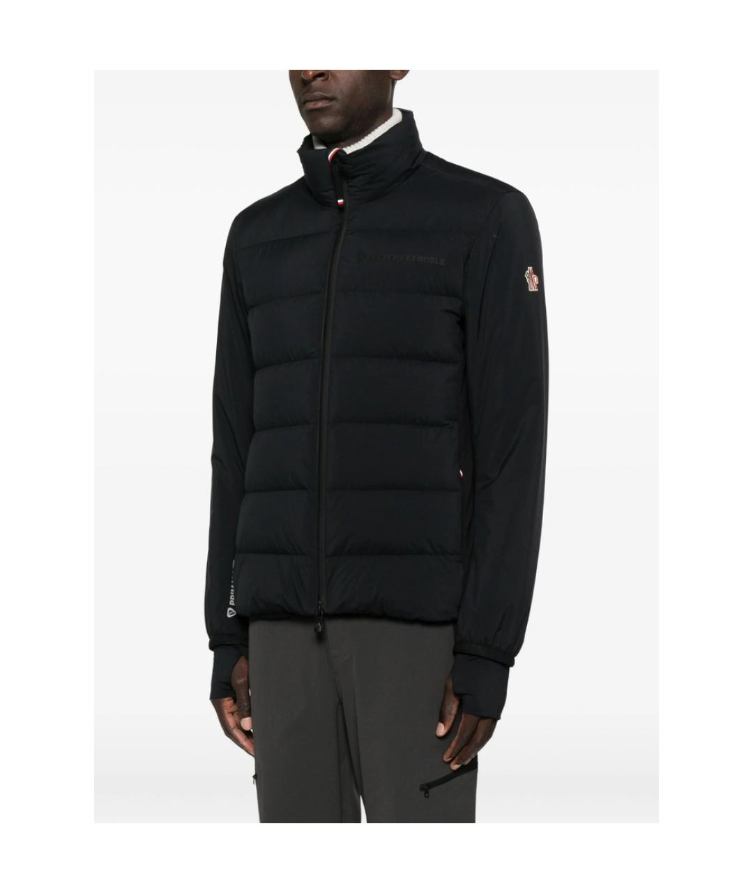MONCLER GRENOBLE Черный полиэстеровый пуховик, фото 4