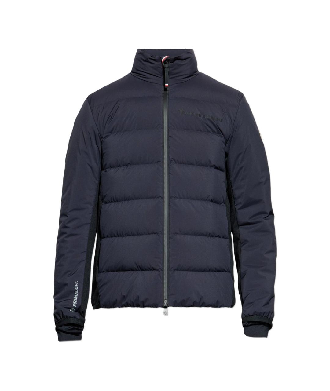 MONCLER GRENOBLE Темно-синий полиэстеровый пуховик, фото 6