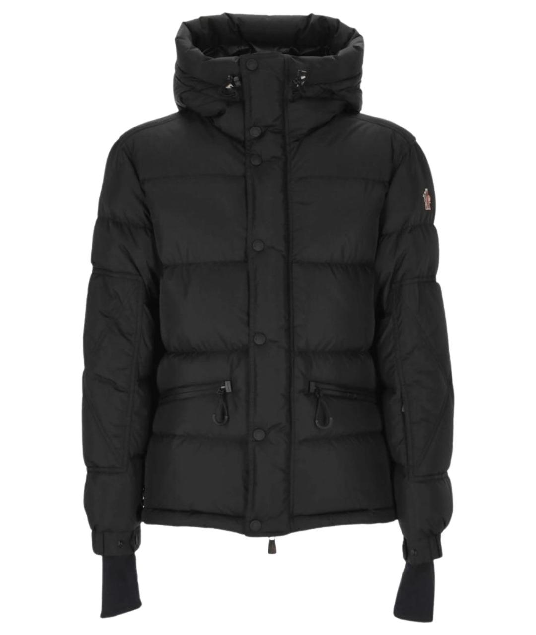 MONCLER GRENOBLE Черный полиэстеровый пуховик, фото 1