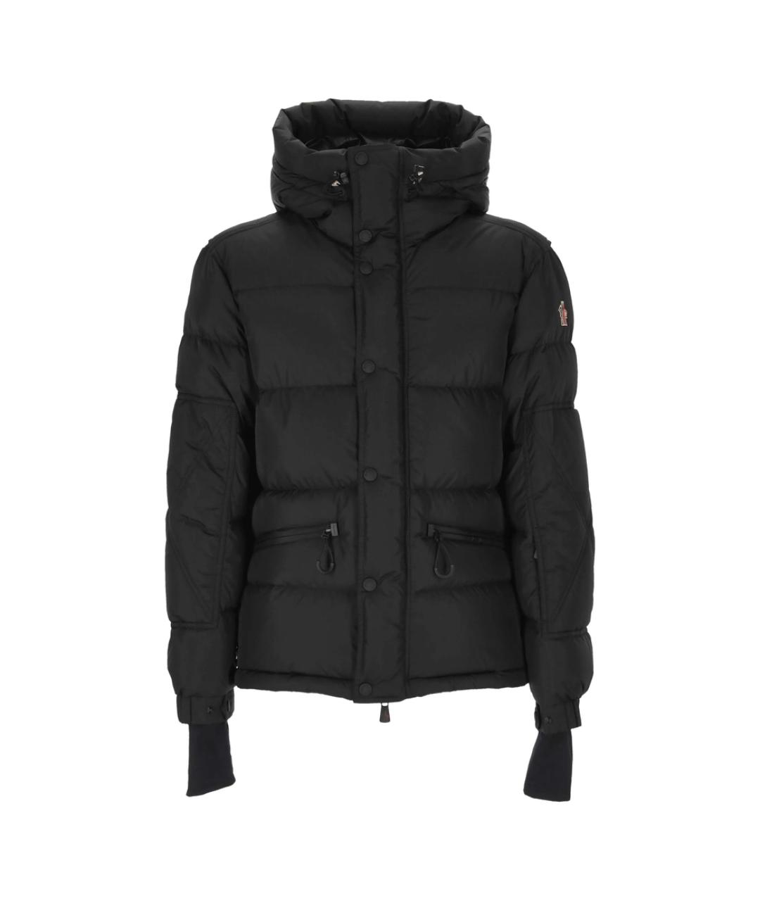 MONCLER GRENOBLE Черный полиэстеровый пуховик, фото 4