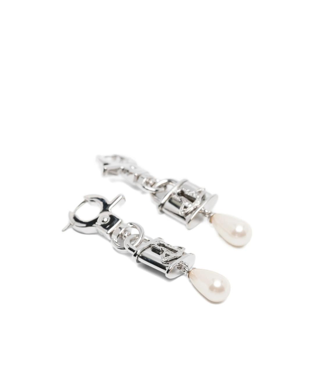 VIVIENNE WESTWOOD Серебряные металлические серьги, фото 3