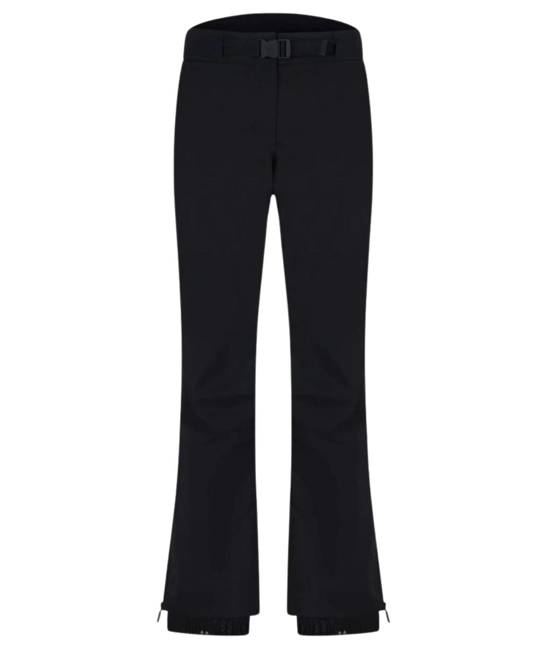 MONCLER GRENOBLE Черные полиэстеровые спортивные брюки и шорты, фото 1