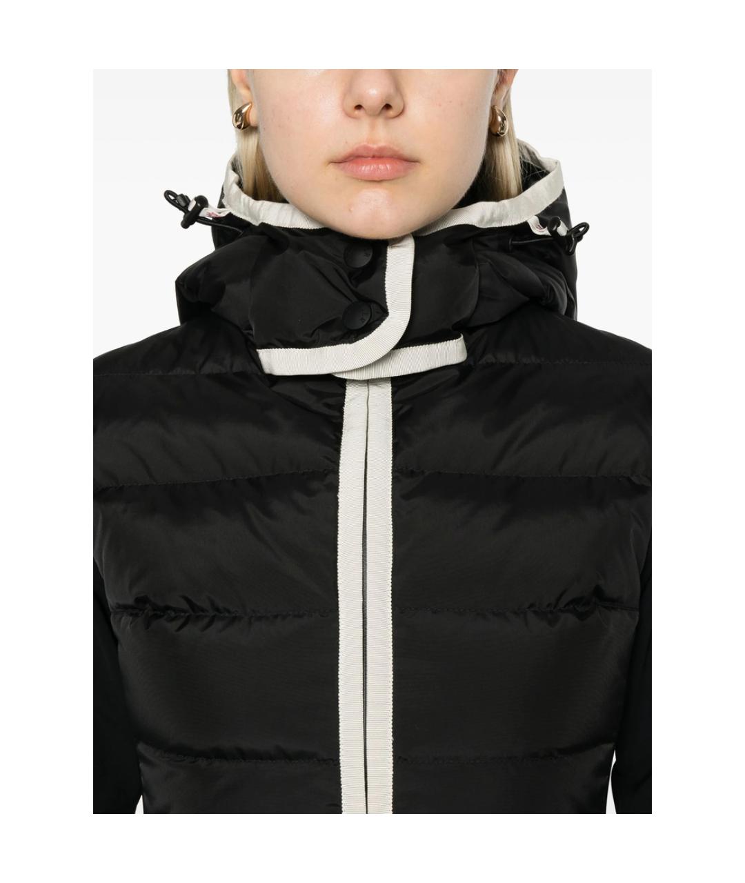 MONCLER GRENOBLE Черная полиэстеровая куртка, фото 5